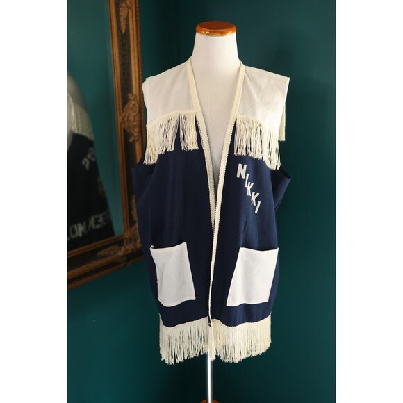 Vtg Veterans Foreign Wars VFW Ladies Auxiliary Embroidered Patch Missouri Vest - Picture 2 of 13